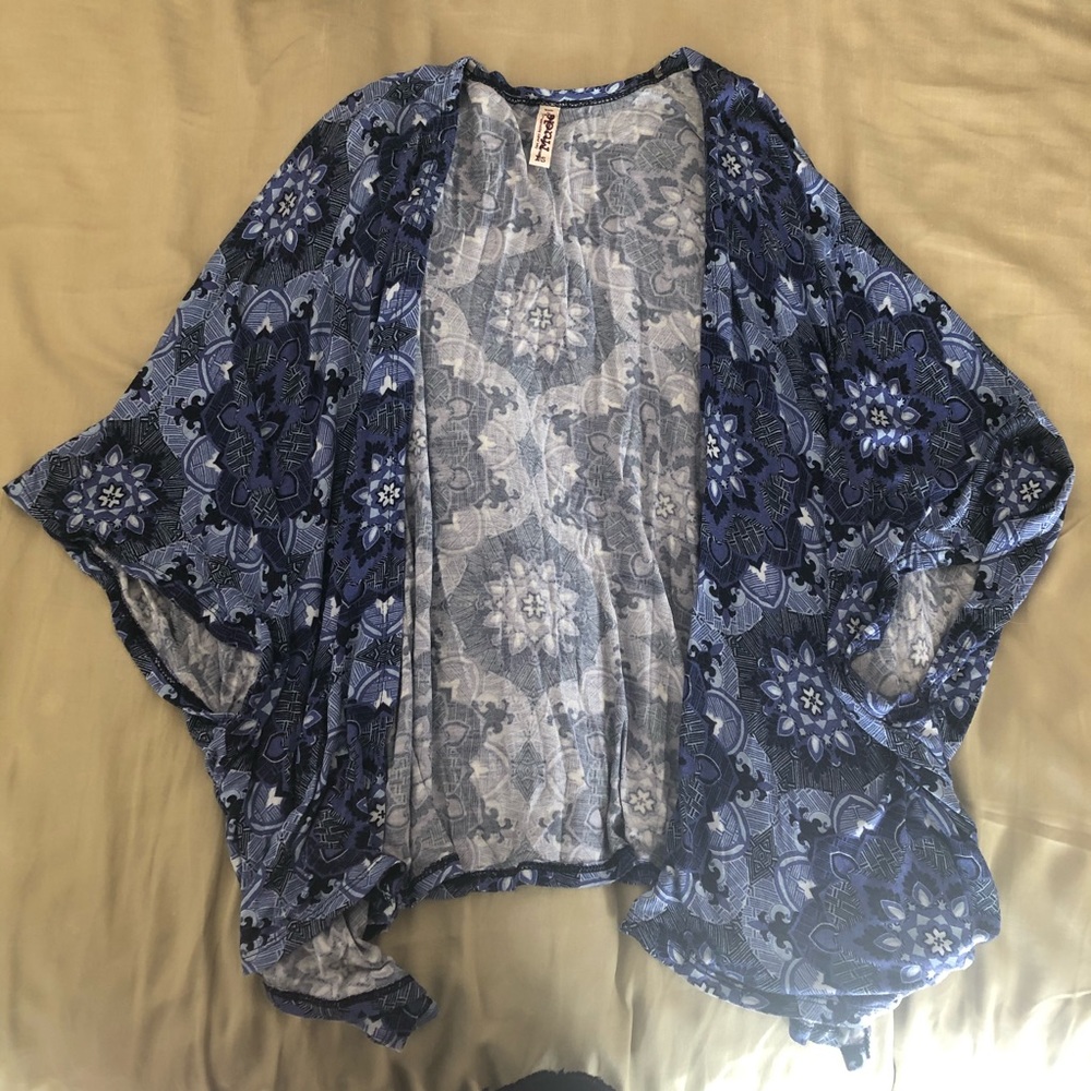 Boho Blue Kimono Size X-Small
